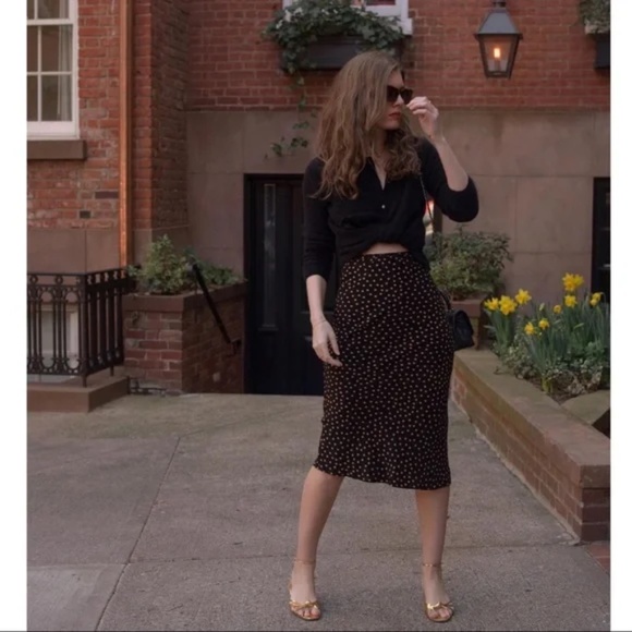 Rouje Paris Carina Skirt Polka Dot Spring 2022 Size EU 34 - Picture 4 of 10